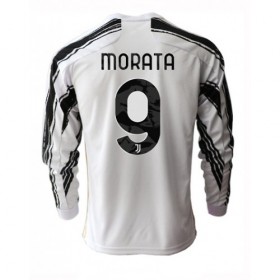 Jalkapallo Pelipaidat Juventus Alvaro Morata 9 Kotipaita 2020-2021 Pitkähihainen